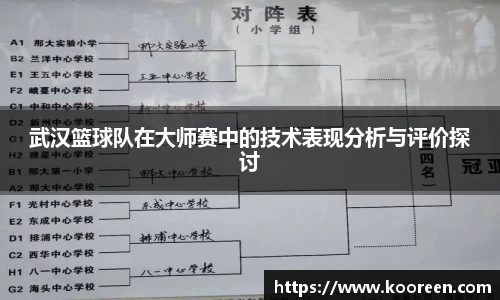 武汉篮球队在大师赛中的技术表现分析与评价探讨